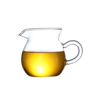 公道杯耐熱玻璃茶具功夫加厚茶海茶架小透明茶漏一體漏套裝分泡茶