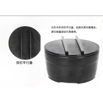 餐具商用密胺仿瓷木桶飯