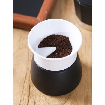 雙閥摩卡壺布粉器咖啡接粉器填粉器接粉環壓粉器配件神器咖啡器具