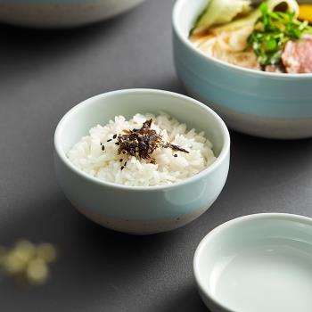 吃飯的碗好看的米飯碗家用2024新款高顏值陶瓷餐具單個小號面湯碗