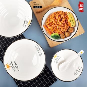 密胺飯店日式拉麵碗仿瓷商用面館螺螄粉碗湯碗塑膠泡麵麻辣燙大碗
