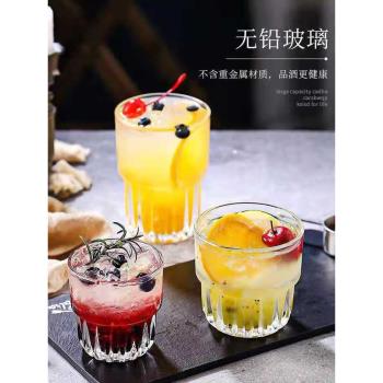 水晶玻璃杯2024新款酒杯輕奢高檔喝酒杯子高階感女生可愛精緻高階