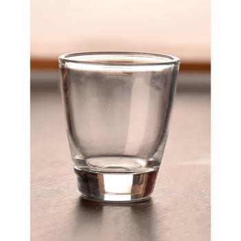 玻璃一兩白酒杯輕奢高檔1兩小酒杯高顏值高階感高階精緻套裝網紅