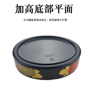 日式刺身盤壽司桶創意乾冰盤大三文魚刺身盤魚生冰盤長方形壽司盤