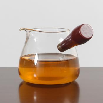 茶漏加厚耐熱大號單個玻璃公道杯
