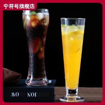 亞克力飲料杯網紅爆款餐廳飯店加厚可樂杯果汁杯仿玻璃熱飲冷飲杯