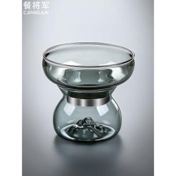 玻璃茶漏茶濾創意濾茶器茶具過濾網茶隔茶葉濾網觀山公道杯過濾器