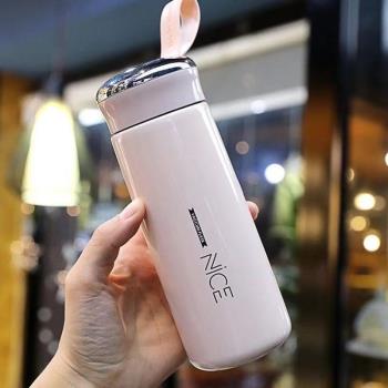 玻璃內膽保溫杯雙層玻璃水杯創意小巧隨手杯咖啡杯保溫高顏值