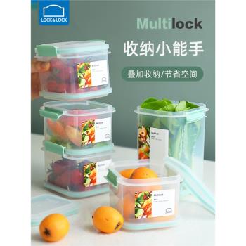 樂扣樂扣塑膠長方形帶飯保鮮盒