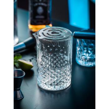 威士忌攪拌杯器具日式搖酒玻璃