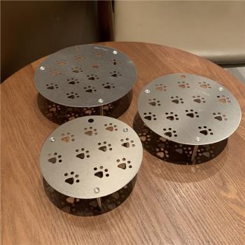 304不銹鋼蒸格萬能蒸架蒸屜家用篦子電飯煲高壓鍋迷你支架小蒸籠
