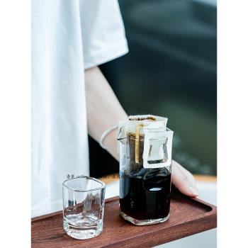 創意手沖玻璃分享壺 耐熱掛耳咖啡杯帶導流嘴 單品咖啡分享杯套裝