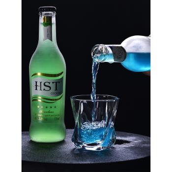 創意加厚玻璃三兩啤酒洋酒威士忌酒杯家用咖啡杯套裝KTV飯店150ml