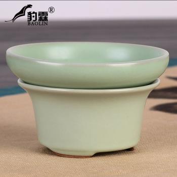 茶漏託茶濾茶葉過濾網泡茶器分離器茶隔陶瓷茶具茶杯汝窯開片紫砂