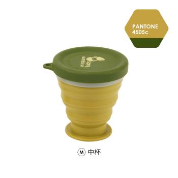 矽膠折疊碗鉑金矽膠折疊杯食品級兒童便攜伸縮餐具折疊矽膠杯旅行
