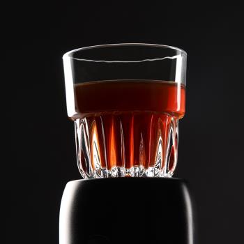 透明玻璃冰美式高檔精緻咖啡杯