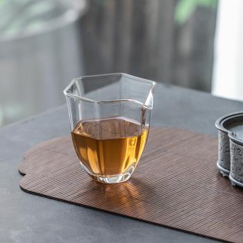公道杯玻璃加厚耐熱茶海公杯功夫茶具分茶器高階泡茶用具茶漏配件