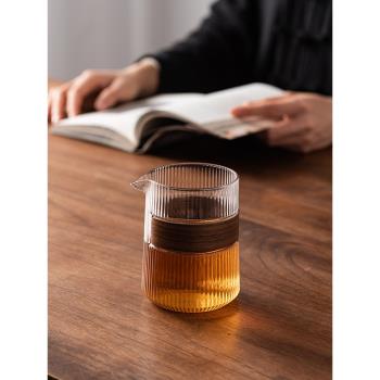 耐熱玻璃高檔家用單個防燙公道杯
