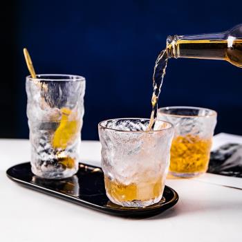 錘紋冷飲威士忌咖啡耐熱玻璃杯