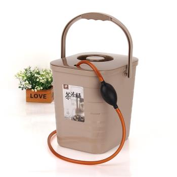 家用茶桶茶渣桶排水桶茶具配件塑膠茶水桶小號廢水桶濾茶桶茶葉桶