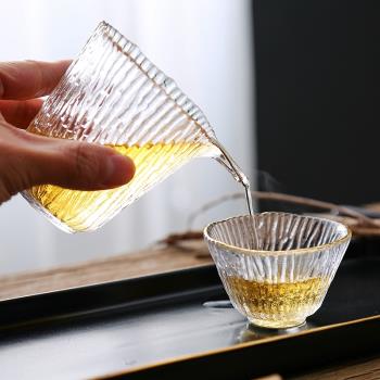 玻璃小酒杯白酒杯清酒酒具小號一兩一口杯分酒器喝烈酒套裝家用