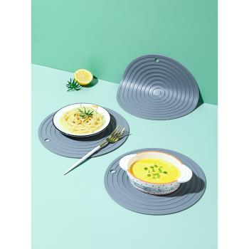 大鍋使用保護餐桌耐熱防滑矽膠墊