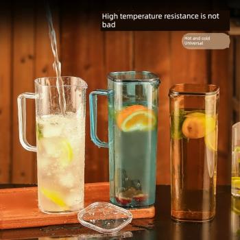 扎壺涼水壺冷水壺家用塑膠PC亞克力耐熱透明餐廳酒吧飲料果汁壺瓶