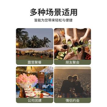 一次性桌布長方形露營戶外方桌臺布餐墊加厚野餐墊塑膠商用聚餐用