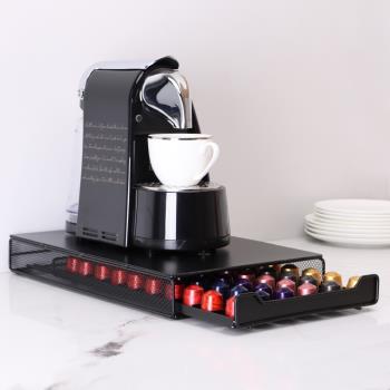 60粒裝適用於Nespresso奈斯派索膠囊咖啡架金屬展示收納置物架