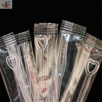 獨立透明塑膠食品級家用蛋糕叉