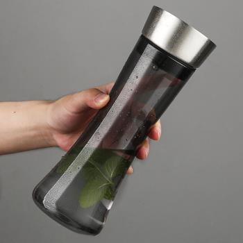 涼水壺冷水壺家用塑膠PC亞克力耐熱透明餐廳酒吧飲料果汁壺瓶扎壺
