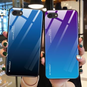 適用蘋果SE3手機殼極光玻璃iPhone SE3保護第三代矽膠套二代全包鏡頭se2防摔2022軟殼es3外iponese3女款ip3男