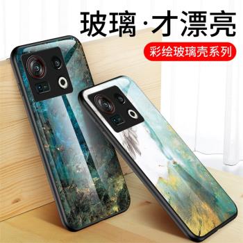適用努比亞Z40SPro手機殼全包防摔NX702J矽膠保護套nubia Z40S Pro玻璃彩繪大理石nubia z40spro軟外殼男女款