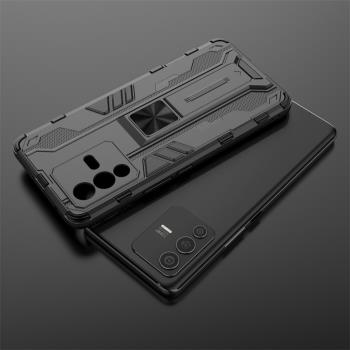 適用VIVOV23Pro手機殼5G鏡頭全包保護套vivov23氣囊防摔V2130隱形磁吸指環V23時尚por男女款2132外殼子v23pro