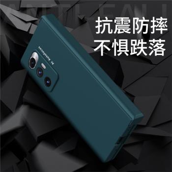 適用小米fold手機殼MIX FOLD鉸鏈折疊屏保護套殼膜一體MI防摔超薄磨砂膚感鉸鏈全包精孔鏡頭商務小清新保護殼