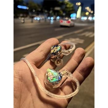類鉆石振膜 高音質HIFI高保真耳機有線入耳式遊戲聽歌通用typec