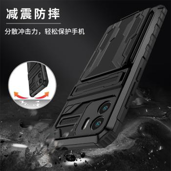 適用紅米A1手機殼氣囊防摔Xiaomi Redmi A1男款保護套小米redmia1收納卡套紅迷radmi a1軟外殼可插卡裝咭片