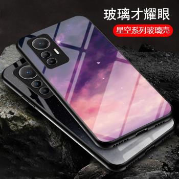 適用Xiaomi 12 Lite手機殼全包防摔2203129G矽膠保護套小米12青春版新品彩繪玻璃圖案軟外殼mi12lite男女潮款