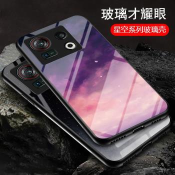 適用努比亞Z40SPro手機殼全包防摔NX702J軟硬殼保護套nubia Z40S Pro彩繪玻璃男女新款nubia z40spro矽膠配件