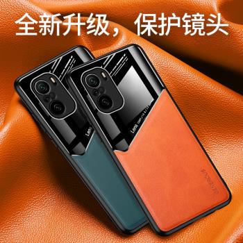 適用小米11i手機殼矽膠米11I保護套小mi11i全包防摔內建磁吸mi十一i個性皮紋軟殼ml11i外殼子M2012K11G潮牌男