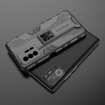 適用小米11T手機殼保護套Xiaomi 11TPro鎧甲氣囊防摔ml11t全包鏡頭男款por磁吸隱形收納xiaomi指環支架mi米外