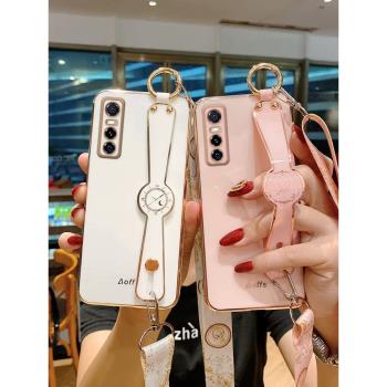 vivo背肩矽膠保護套女款手機殼