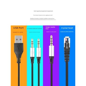 貝恩CS11/CS12電話客服耳麥電腦手機話務員線控靜音教培辦公耳機