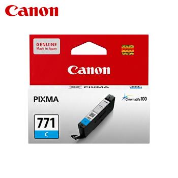 【Canon】 CLI-771 C 藍色 原廠墨水匣 CLI771 適MG5770 MG6870