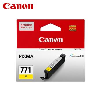 【Canon】 CLI-771 Y 黃色 原廠墨水匣 CLI771 適MG5770 MG6870