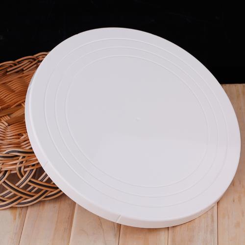 三能塑料生日蛋糕裱花臺家用矮轉臺轉盤旋轉盤烘焙工具模具SN4152