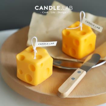 CANDLE.LAB | 方形立體乳酪蛋糕DIY香薰石膏脫模蠟燭矽膠模具
