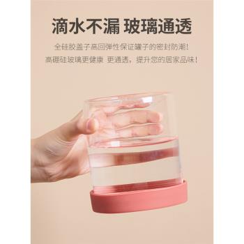 儲物罐廚房家用大容量茶葉玻璃瓶