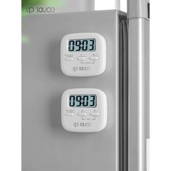 日本廚房計時器兒童倒計時電子鬧鐘帶磁鐵烘焙定時器學習提醒秒錶