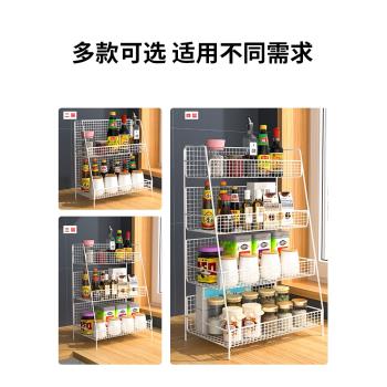 廚房調料品置物架調味料調味品架子臺面佐料油鹽醬醋桌面多層收納